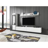 P & B Dnevni Regal Vera, Bela, Visoki Sijaj, 3-Delno, Led | Shoptok.si