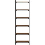  Regal za knjige 6 razina smeđa boja hrasta 60x30x188 cm drveni | shoptok.hr