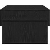  Klub stolić crni hrast 105x55x32 cm inženjerski drvo | Eponuda.com
