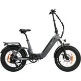 TTGO Zložljivo električno kolo F6 PRO, 250 W 48 V 18 Ah, 20-palčno debelo kolo, trojno vzmetenje, sivo, (5000232006) | Shoptok.si