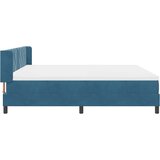  Krevet s opruga kutije Tamno plava 200 x 200 cm Baršun | shoptok.hr