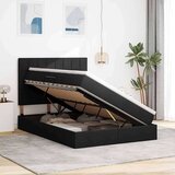  Krevet s od storage s madracem Crna 140 x 190 cm Lažna koža | shoptok.hr