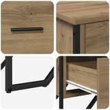  Komoda s ladicama 2 pcs Umjetnički hrast 91 x 35,5 x 74,5 cm | shoptok.hr