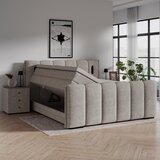 Premium Living Postelja Boxspring Elysia, Naravna Barva, 200x220 | Shoptok.si