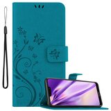 Cadorabo Honor 8C v klasična rožnata zlata - ovitek v cvetličnem dizajnu z magnetnim zapiranjem, stoječo funkcijo in režami za kartice, (20564449) | Shoptok.si