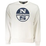North Sails Muška bijela majica s patentnim zatvaračem | shoptok.hr
