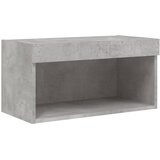 TV ormarić s LED svjetlima siva boja betona 60x30x30 cm | Eponuda.com