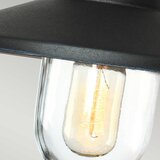 Elstead Lighting Elstead Klampenborg Zunanja kupolasta stenska svetilka z 1 lučjo, črna, IP44, E27, (22100148) | Shoptok.si