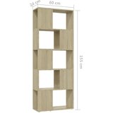 Ormarić za knjige / sobna pregrada boja hrasta 60x24x155 cm | shoptok.hr