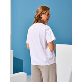 Sinsay Pamučna majica s ljetnim printom | shoptok.hr