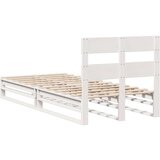 vidaXL Okvir kreveta bez madraca bijeli 75 x 190 cm masivna borovina | shoptok.hr