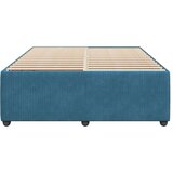 vidaXL Posteljni okvir moder 160x200 cm žamet | Shoptok.si