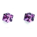  Ženske oliver weber sensitive cube mini violet mindjuše sa swarovski kristalima ( s24004.223 ) Cene