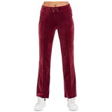 Juicy Couture Hlače TINA TRACKPANTS WIT Rdeča | Shoptok.si