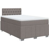 vidaXL Box spring postelja z vzmetnico taupe 120x190 cm blago, (21310568) | Shoptok.si