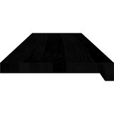 vidaXL Prozorske klupice 2 kom tamnosmeđe 90x30x2 cm masivne hrast | shoptok.hr