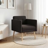  Ukrasna fotelja Crna Baršun | shoptok.hr