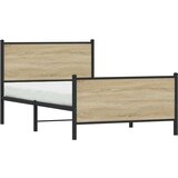 Metalni okvir kreveta s uzglavljem i podnožjem 107 x 203 cm | shoptok.hr
