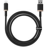 Baseus Dura Type A to IP 2.4A fast charging cable Black, Gold | shoptok.hr
