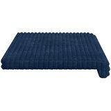  Jastučić za klupu Plišani kord Mornarsko plava Dubina 35 cm | shoptok.hr