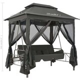 Zunanja gugalnica s streho antracitna 220x160x240 cm jeklo - - antracit siva - 4,3 - N/A - 2025- | Shoptok.si