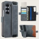INF Ovitek za Samsung Galaxy Z Fold z držalom za kartice in stojalom Grey Model 3, (21837797) | Shoptok.si