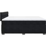 Krevet s oprugama i madracem crni 200x200 cm baršunasti | shoptok.hr