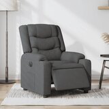 vidaXL Električni naslanjač temno sivo blago | Shoptok.si