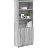  Visoka komoda siva sonome 70x35x180 cm od konstruiranog drva | shoptok.hr