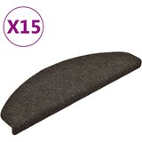  Samoljepljivi otirači za stepenice 15 kom smeđi 65 x 21 x 4 cm | shoptok.hr