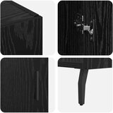  Kreveta Crni hrast 90 x 34 x 80 cm Konstruirano drvo | shoptok.hr