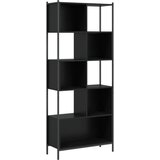 Maison Chic Knjižna omara - Knjižni regal črna 72x28x172 cm inženirski les, (21726254) | Shoptok.si