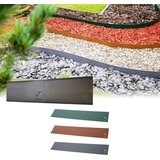 green-split Kovinske robove za travo in grede, modularne, višina 13,5-18,5 cm, dolžina 120 cm, siva, (5000218433) | Shoptok.si