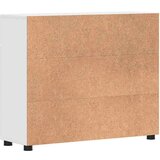  Strani šal z vrati Bela z visokim sijajem 88.5 x 30.5 x 73 cm, (5000068979) | Shoptok.si