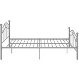  Za krevet sivi metalni 120 x 200 cm | shoptok.hr