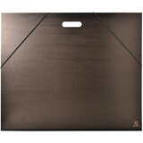 MAPA KARTONSKA LAKIRANA SA GUMICOM I INTEGRIRANOM RUČKOM 59X72CM(B2) EXACOMPTA 548900E CRNA | Shoptok.si