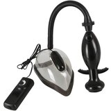 You2Toys - vibrirajuća vaginalna pumpa za usisavanje (prozirno-crna) | shoptok.hr