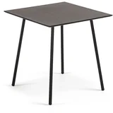 črna miza Ulrich, 75 x 75 cm