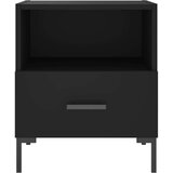 vidaXL Noćni ormarići 2 kom crni 40 x 35 x 47 5 cm konstruirano drvo | shoptok.hr