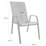  Stolica - 2 kom - Siva | shoptok.hr