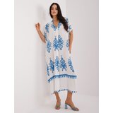 Italy Moda Dress-DHJ-SK-17951.03X-white-blue | Shoptok.si