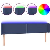  LED uzglavlje plavo 183x16x78/88 cm od tkanine | shoptok.hr