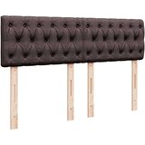  Krevet s oprugama i madracem tamnosmeđi 160x200 cm tkanina | shoptok.hr