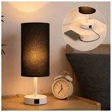  Brilagi - Stona lampa sa USB portom TABLON 1xE27/25W/230V bela/crna | Eponuda.com