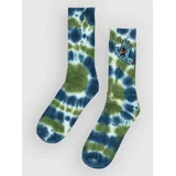 Screaming Hand Tie Dye Nogavice teal tie dye
