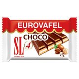 Swisslion čokolada eurovafel choco 4 42G cene