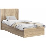  Okvir za krevet s pohranom i uzglavljem Hrast sonoma - Hrast sonoma 90 x 190 cm | shoptok.hr