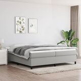 The Living Store Posteljni okvir svetlo siv 200x200 cm blago - Box Spring Posteljni Okvir, (21515178) Cene