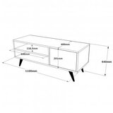 Hanah home Stalak za televizor, Atlantski bor, CD1 - A | shoptok.hr