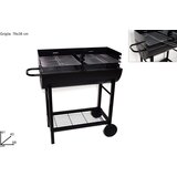 Ehomegarden Roštilj sa točkićima 38x76cm/ pravougaoni | ePonuda.com